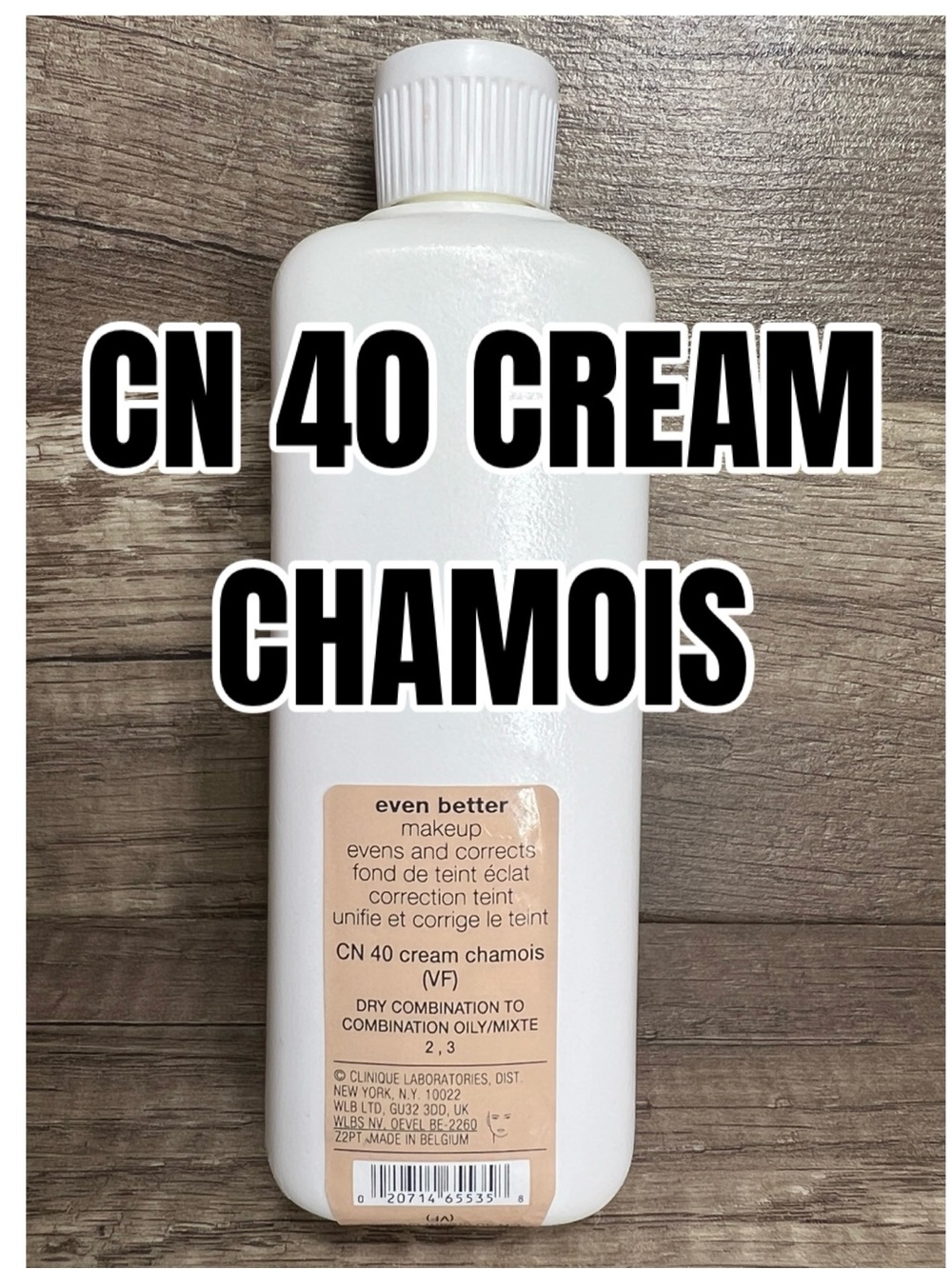 Clinique Even Better Makeup Evens and Corrects Foundation CN 40 Cream Chamois -